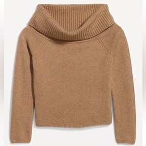 Old Navy Off the Shoulder Brown Sweater